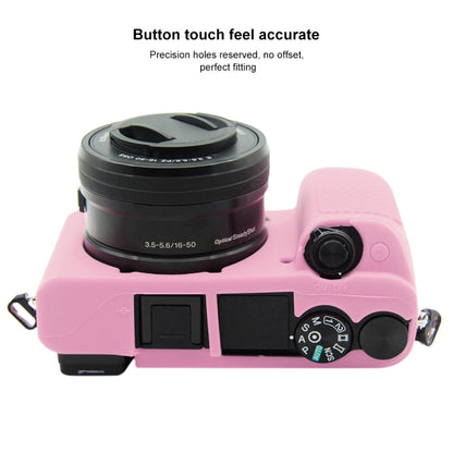 PULUZ Soft Silicone Protective Case for Sony ILCE-6300 / A6400(Pink) by PULUZ