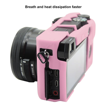 PULUZ Soft Silicone Protective Case for Sony ILCE-6300 / A6400(Pink) by PULUZ