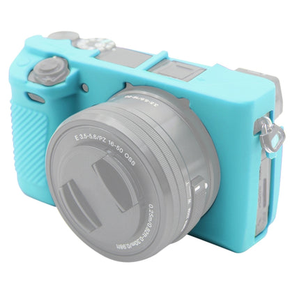 PULUZ Soft Silicone Protective Case for Sony ILCE-6300 / A6400(Blue) by PULUZ