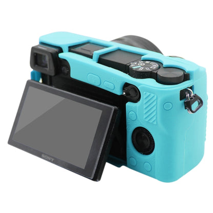 PULUZ Soft Silicone Protective Case for Sony ILCE-6300 / A6400(Blue) by PULUZ