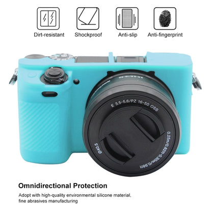 PULUZ Soft Silicone Protective Case for Sony ILCE-6300 / A6400(Blue) by PULUZ