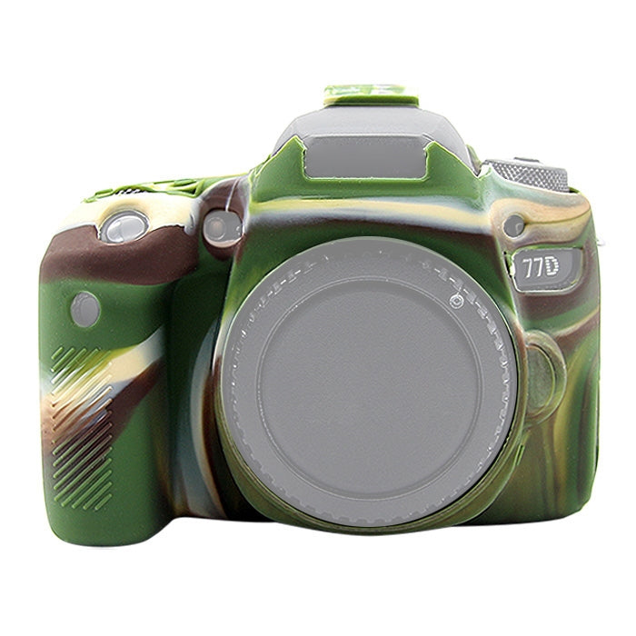 PULUZ Soft Silicone Protective Case for Canon EOS 77D(Camouflage) by PULUZ