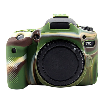 PULUZ Soft Silicone Protective Case for Canon EOS 77D(Camouflage) by PULUZ