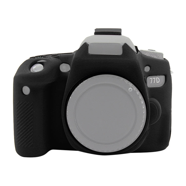 PULUZ Soft Silicone Protective Case for Canon EOS 77D(Black) by PULUZ