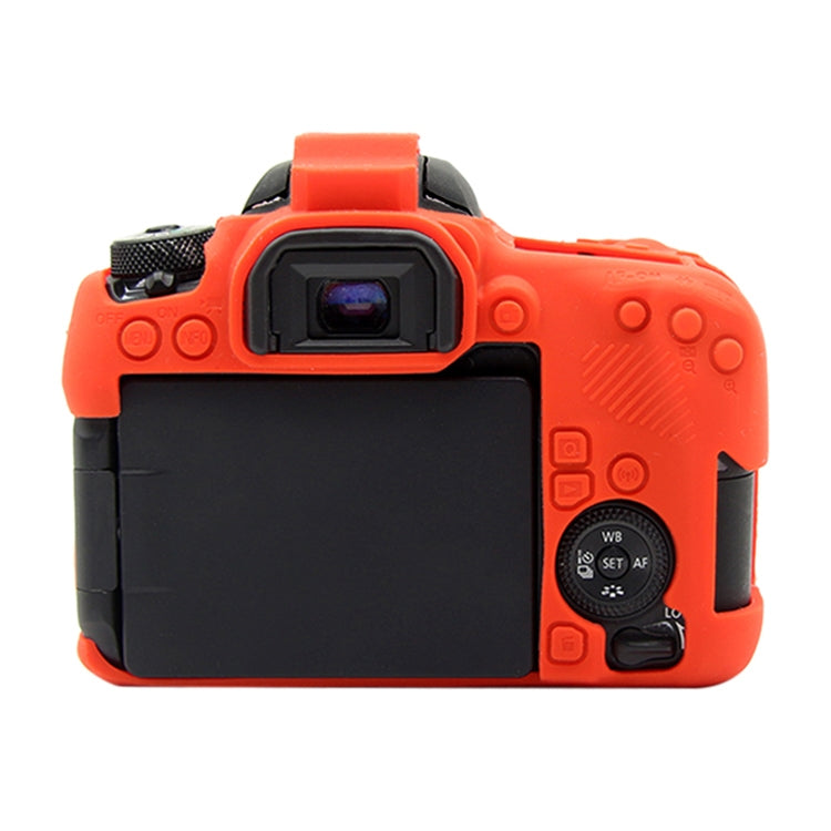 PULUZ Soft Silicone Protective Case for Canon EOS 77D(Red) by PULUZ