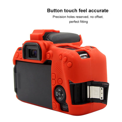 PULUZ Soft Silicone Protective Case for Canon EOS 77D(Red) by PULUZ