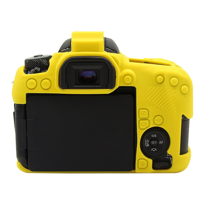 PULUZ Soft Silicone Protective Case for Canon EOS 77D(Yellow) by PULUZ