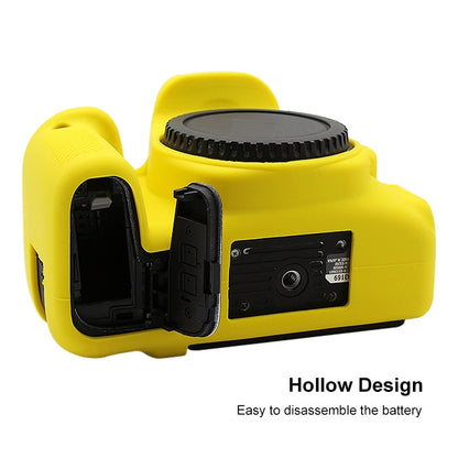 PULUZ Soft Silicone Protective Case for Canon EOS 77D(Yellow) by PULUZ