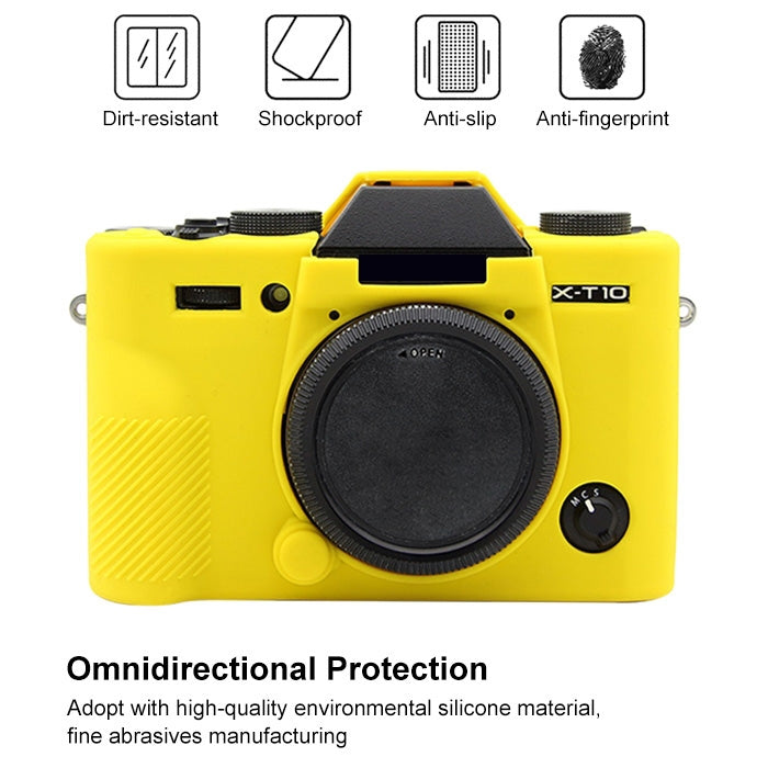 PULUZ Soft Silicone Protective Case for FUJIFILM X-T20(Yellow) by PULUZ