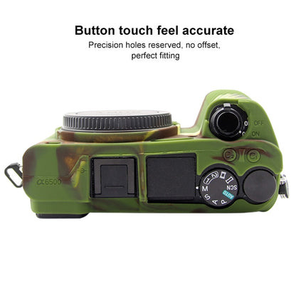 PULUZ Soft Silicone Protective Case for Sony ILCE-6500(Camouflage) by PULUZ