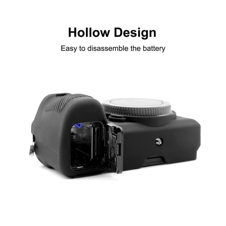 PULUZ Soft Silicone Protective Case for Sony ILCE-6500(Black) by PULUZ