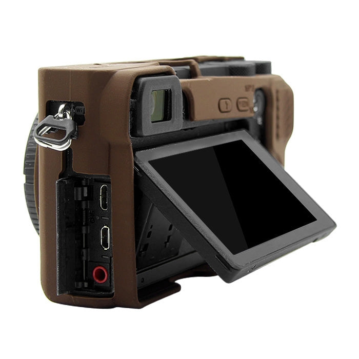 PULUZ Soft Silicone Protective Case for Sony ILCE-6500(Coffee) by PULUZ