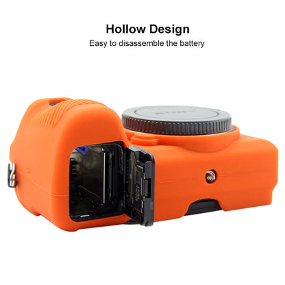 PULUZ Soft Silicone Protective Case for Sony ILCE-6500(Orange) by PULUZ