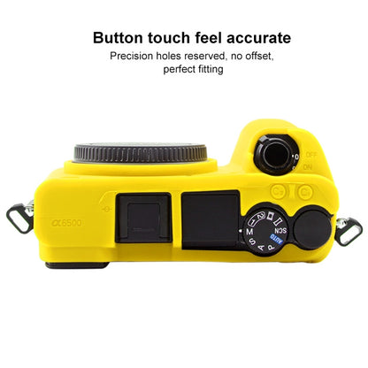 PULUZ Soft Silicone Protective Case for Sony ILCE-6500(Yellow) by PULUZ