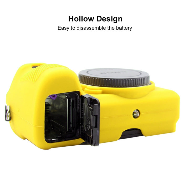PULUZ Soft Silicone Protective Case for Sony ILCE-6500(Yellow) by PULUZ