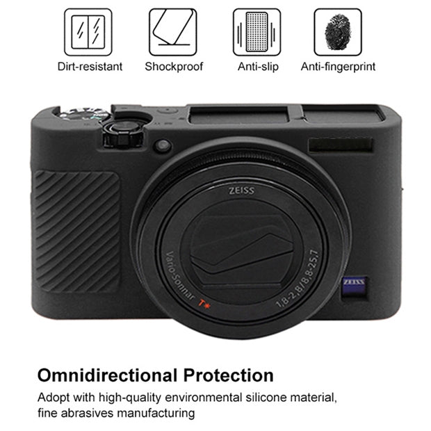 PULUZ Soft Silicone Protective Case for Sony RX100 III / IV / V(Black) by PULUZ