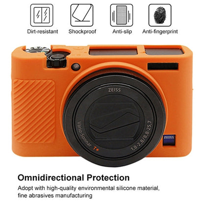 PULUZ Soft Silicone Protective Case for Sony RX100 III / IV / V(Orange) by PULUZ