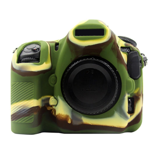 PULUZ Soft Silicone Protective Case for Nikon D850(Camouflage) by PULUZ