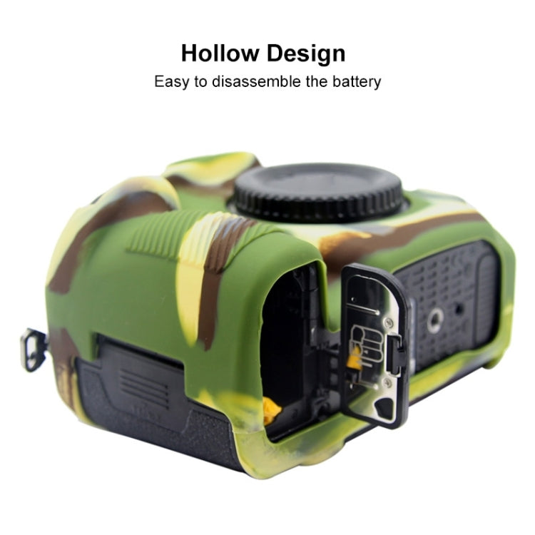 PULUZ Soft Silicone Protective Case for Nikon D850(Camouflage) by PULUZ