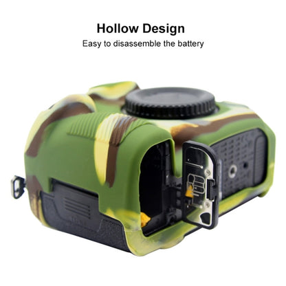 PULUZ Soft Silicone Protective Case for Nikon D850(Camouflage) by PULUZ