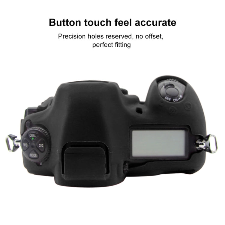 PULUZ Soft Silicone Protective Case for Nikon D850(Black) by PULUZ