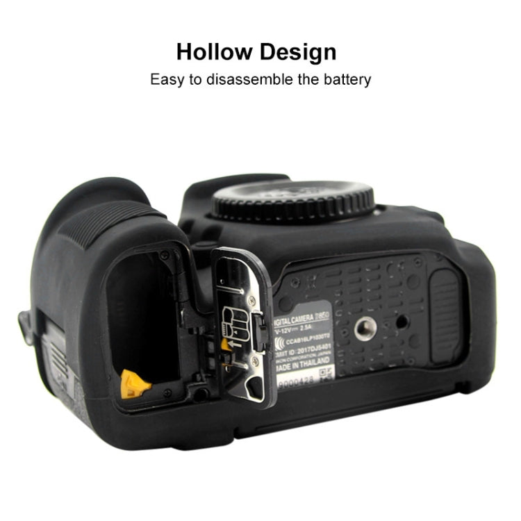 PULUZ Soft Silicone Protective Case for Nikon D850(Black) by PULUZ