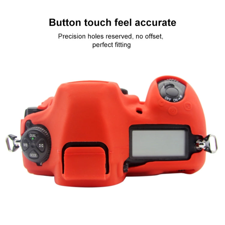 PULUZ Soft Silicone Protective Case for Nikon D850(Red) by PULUZ