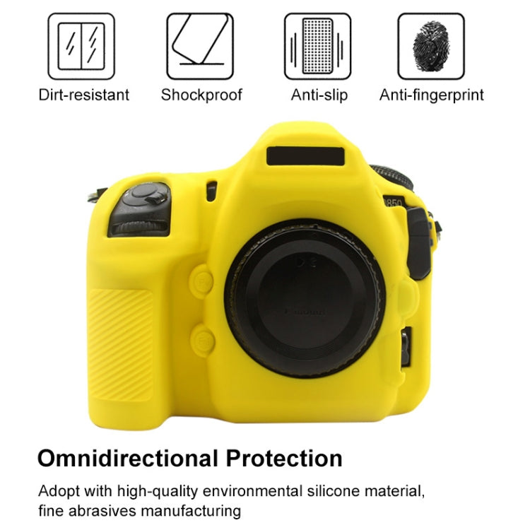 PULUZ Soft Silicone Protective Case for Nikon D850(Yellow) by PULUZ