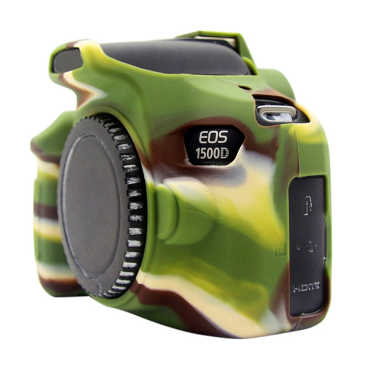 PULUZ Soft Silicone Protective Case for Canon EOS 1300D / 1500D(Camouflage) by PULUZ