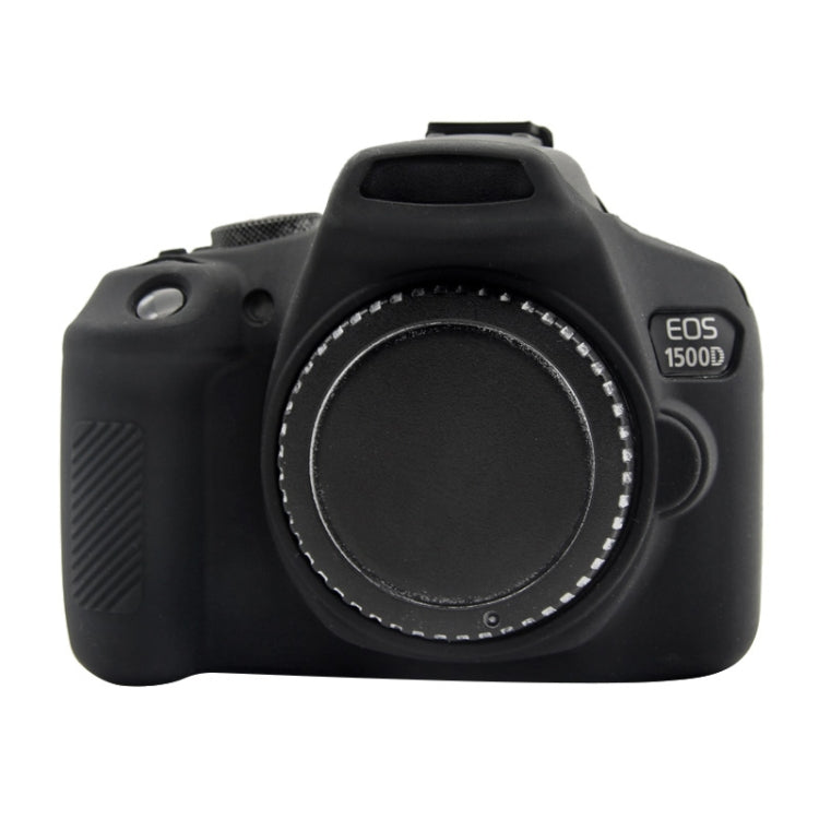 PULUZ Soft Silicone Protective Case for Canon EOS 1300D / 1500D(Black) by PULUZ