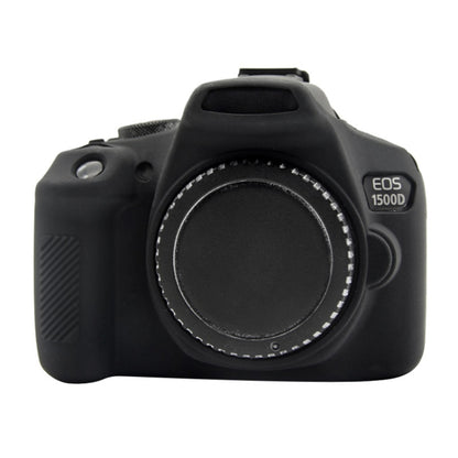 PULUZ Soft Silicone Protective Case for Canon EOS 1300D / 1500D(Black) by PULUZ