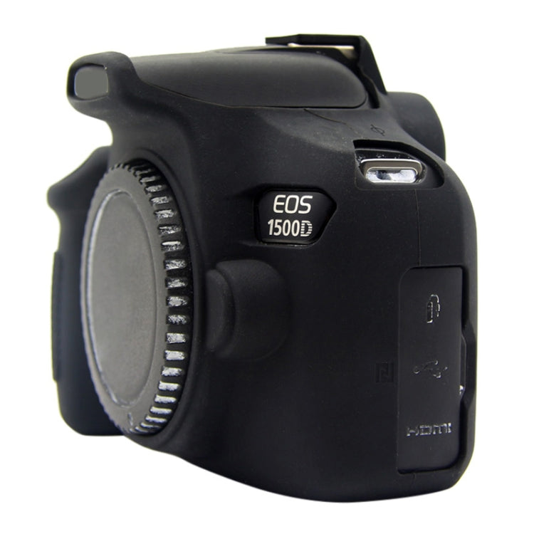 PULUZ Soft Silicone Protective Case for Canon EOS 1300D / 1500D(Black) by PULUZ
