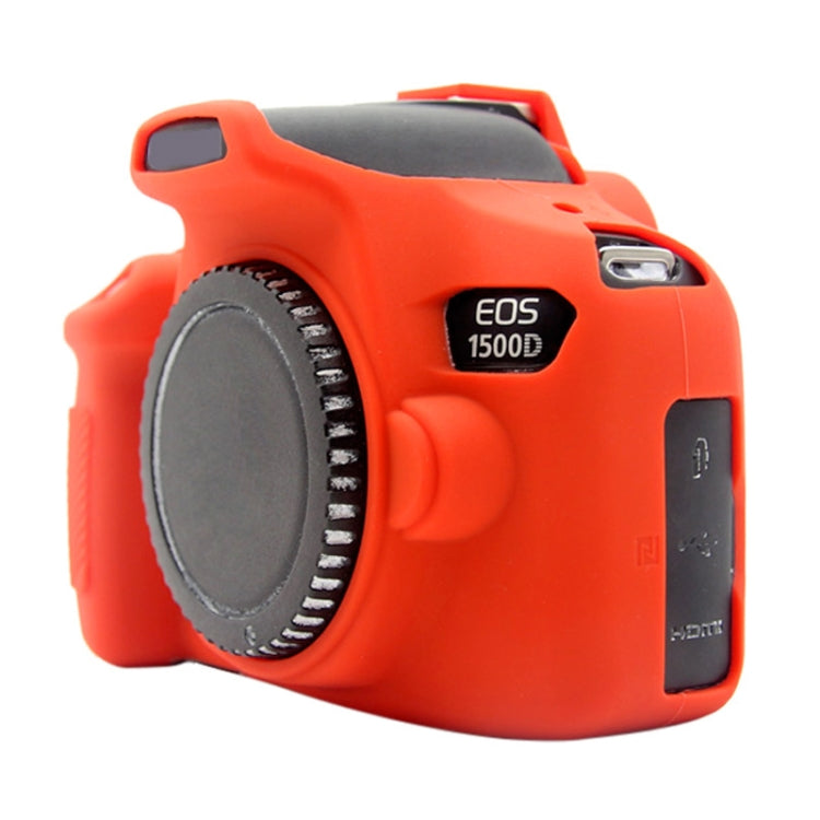 PULUZ Soft Silicone Protective Case for Canon EOS 1300D / 1500D(Red) by PULUZ