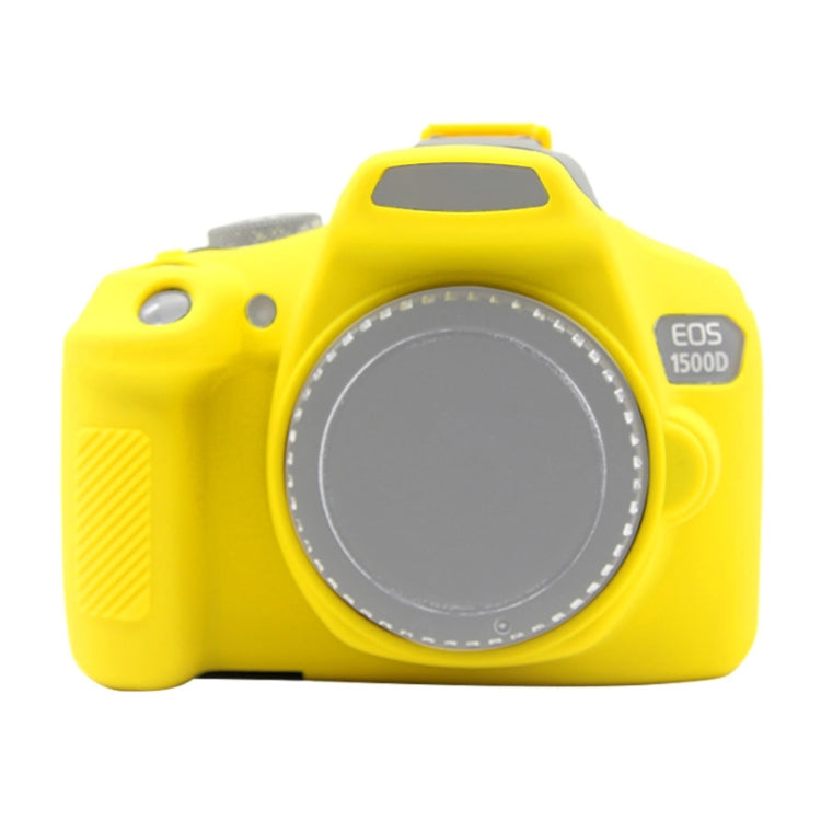 PULUZ Soft Silicone Protective Case for Canon EOS 1300D / 1500D(Yellow) by PULUZ