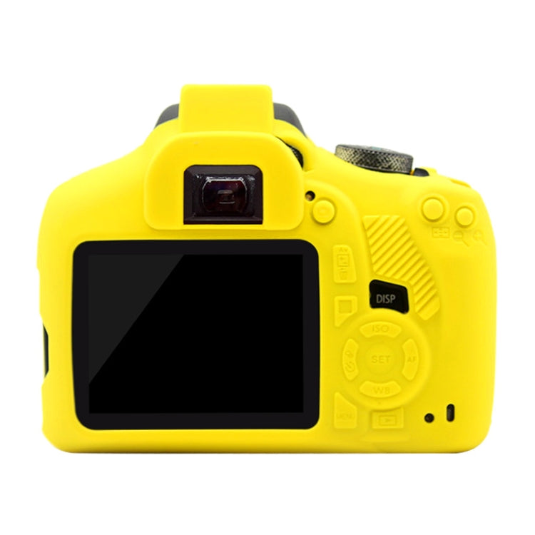 PULUZ Soft Silicone Protective Case for Canon EOS 1300D / 1500D(Yellow) by PULUZ