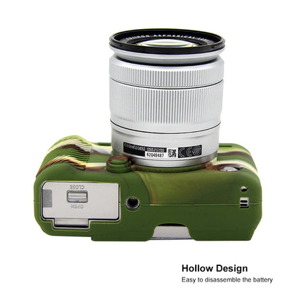 PULUZ Soft Silicone Protective Case for FUJIFILM X-A3 / X-A10(Camouflage) by PULUZ