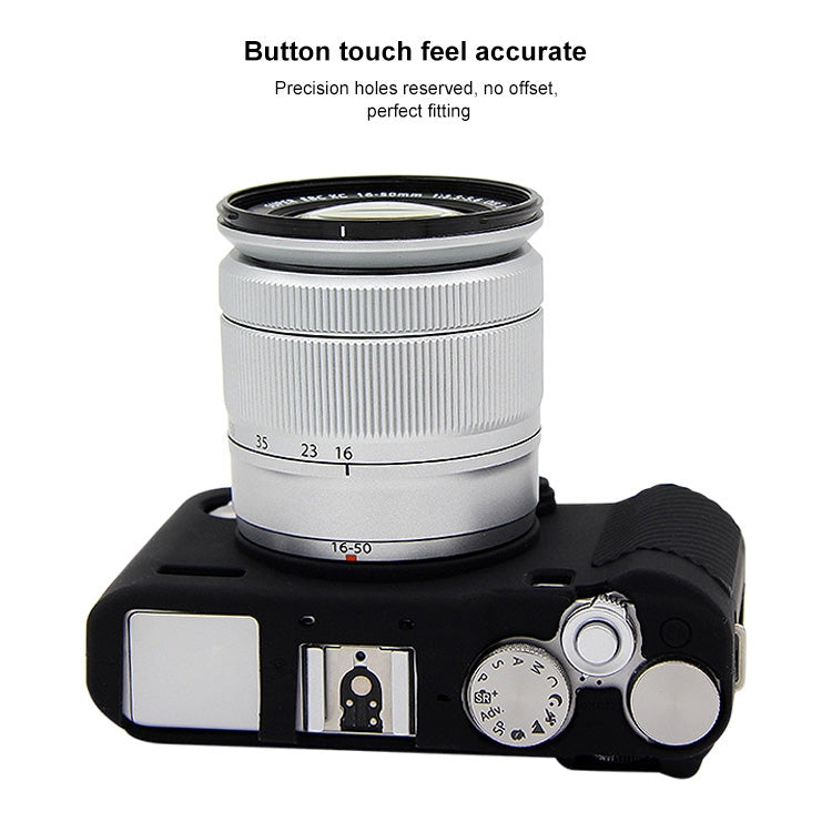PULUZ Soft Silicone Protective Case for FUJIFILM X-A3 / X-A10(Black) by PULUZ