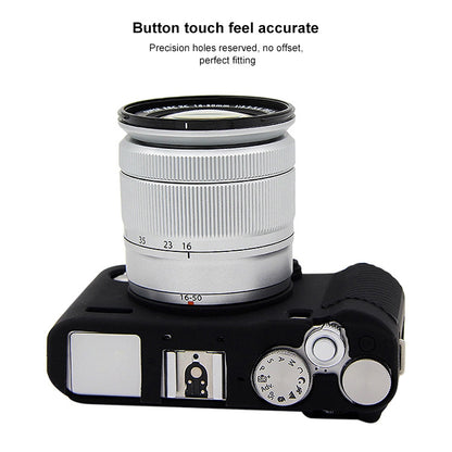 PULUZ Soft Silicone Protective Case for FUJIFILM X-A3 / X-A10(Black) by PULUZ