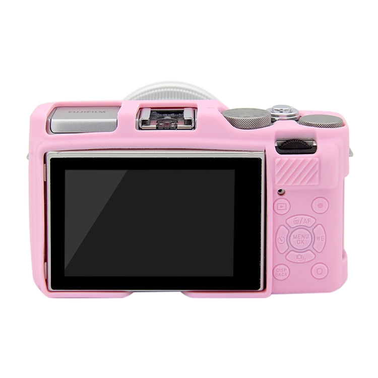 PULUZ Soft Silicone Protective Case for FUJIFILM X-A3 / X-A10(Pink) by PULUZ