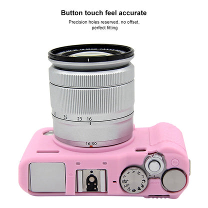 PULUZ Soft Silicone Protective Case for FUJIFILM X-A3 / X-A10(Pink) by PULUZ
