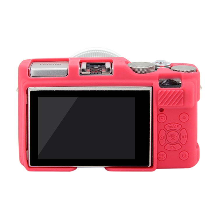 PULUZ Soft Silicone Protective Case for FUJIFILM X-A3 / X-A10(Rose Red) by PULUZ