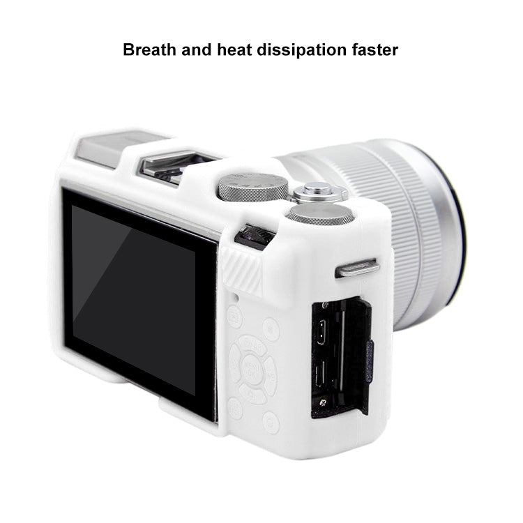 PULUZ Soft Silicone Protective Case for FUJIFILM X-A3 / X-A10(White) by PULUZ