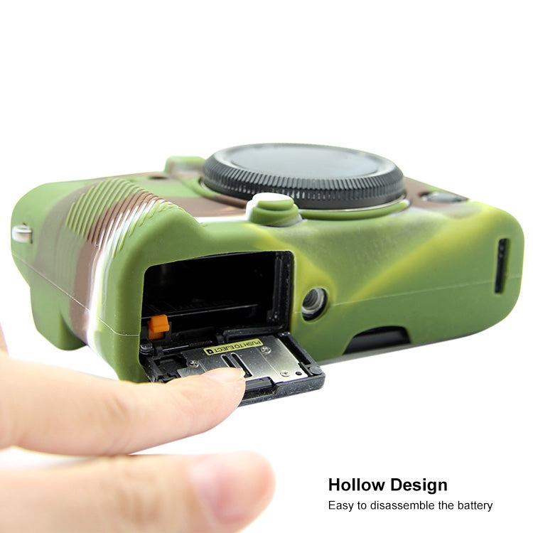 PULUZ Soft Silicone Protective Case for FUJIFILM XT10(Camouflage) by PULUZ