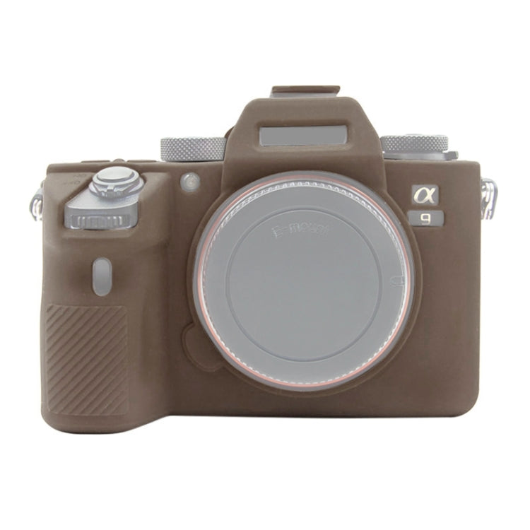 PULUZ Soft Silicone Protective Case for Sony A9 (ILCE-9) / A7 III/ A7R III(Coffee) by PULUZ