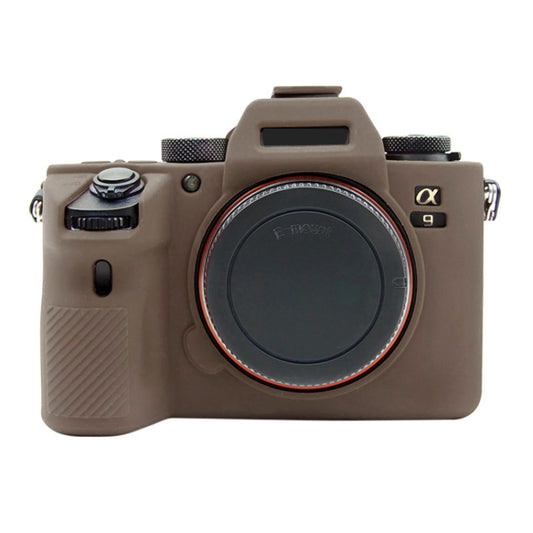 PULUZ Soft Silicone Protective Case for Sony A9 (ILCE-9) / A7 III/ A7R III(Coffee) by PULUZ