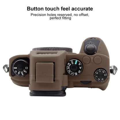 PULUZ Soft Silicone Protective Case for Sony A9 (ILCE-9) / A7 III/ A7R III(Coffee) by PULUZ