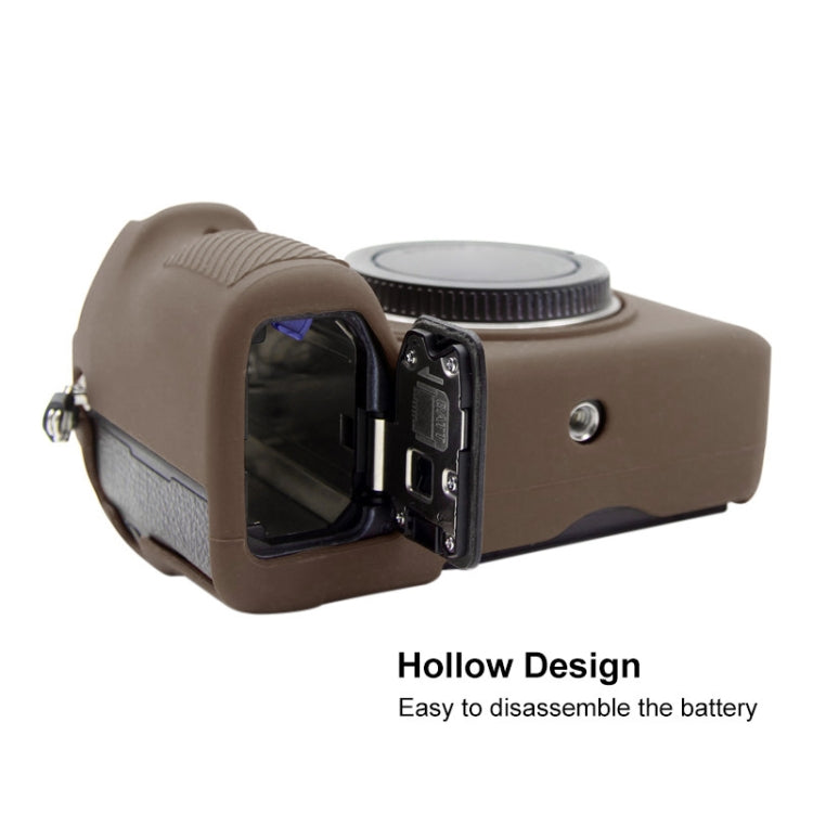 PULUZ Soft Silicone Protective Case for Sony A9 (ILCE-9) / A7 III/ A7R III(Coffee) by PULUZ