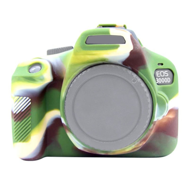 PULUZ Soft Silicone Protective Case for Canon EOS 3000D / 4000D(Camouflage) by PULUZ