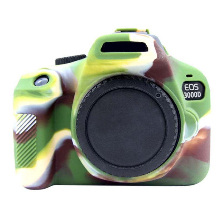 PULUZ Soft Silicone Protective Case for Canon EOS 3000D / 4000D(Camouflage) by PULUZ