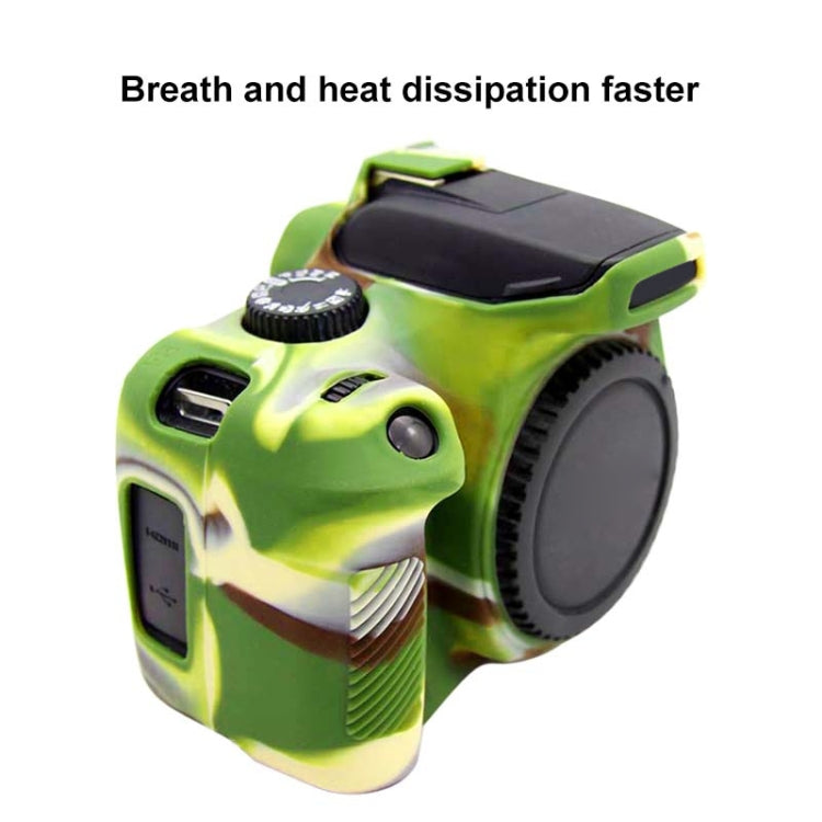 PULUZ Soft Silicone Protective Case for Canon EOS 3000D / 4000D(Camouflage) by PULUZ